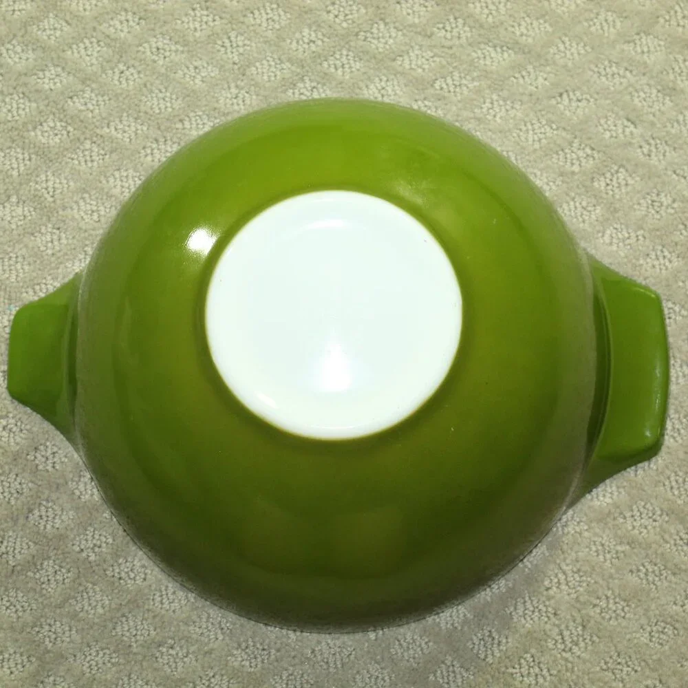 4~Pyrex Verde Green Cinderella Nesting Mixing Bowl Complete 441 - 444 VGUC